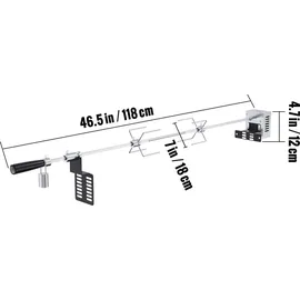 Vevor Spießbratengrill elektrisch mit 9 W Motor 12 kg