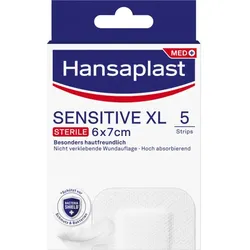 HANSAPLAST Sensitive Wundverband steril 6x7 cm 5 St.