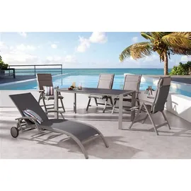 barths Larino Klappsessel 62 x 68 x 110 cm anthrazit/matt klappbar