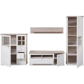 Hom ́in Hom`in CAMRON 330x209x50 cm, braun-grau/weiß