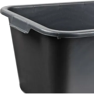 Mörtelkasten Mörtelkübel 90, 65 oder 40 Liter Zementkübel Mörtelwanne Zementwanne - Profiqualität aus Deutschland, Größe:40 Liter