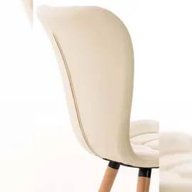 CLP 4er Set Esszimmerstuhl Elda Kunstleder