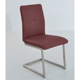 K+W Komfort & Wohnen Freischwinger »6511«, Leder CLOUD, rot