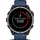 Garmin Quatix 8 Pro BT 47 mm Titaniumgehäuse Schwarz QuickFit Silikonarmband Kapitänsblau
