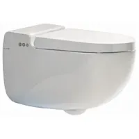 Kludi CLEANTRONIC Wandhängendes Dusch-WC komplettes Smart-WC Weiß glänzend