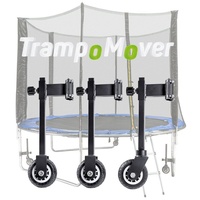 TrampoMover / Trampolinräder/Trampolin Transportrollen/Trampolin bewegen mit 1 Person (für Trampoline 180cm bis 305cm)