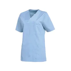 Leiber Damenkasack, kurzarm, leicht tailliert, aqua 08/2732/70-XXL , Größe: XXL