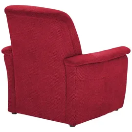 Polstermöbel Oelsa Sessel Sarah Flachgewebe 93 x 98 x 92 cm Rot