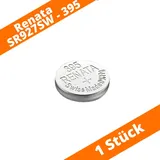 RENATA 395 - Silberoxid-Knopfzelle, 395, 55 mAh, 9,5 x 2,7 mm