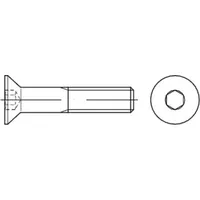 Industrial Quality Supplies ISO 10642 Senkschraube mit Innensechskant, 10.9