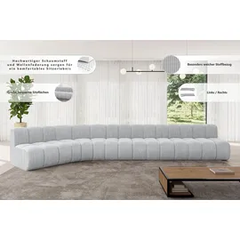 altdecor Ecksofa modulares Sofa Montra-L3 - 472x174x70 cm Beige
