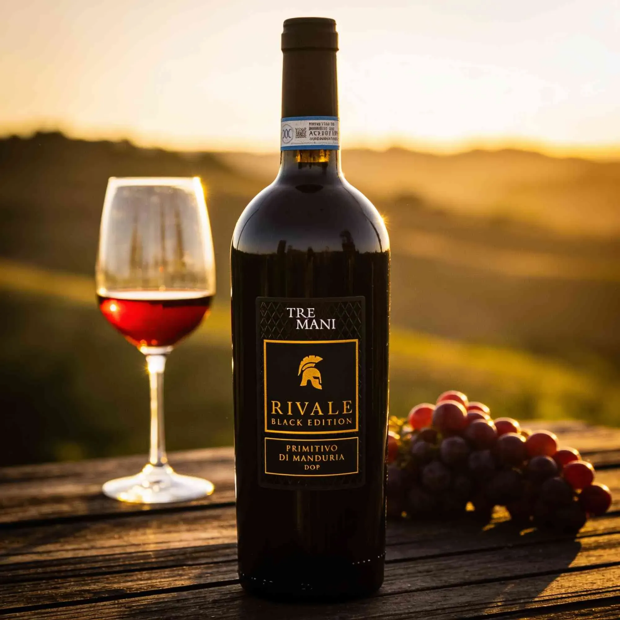 Tre Mani 2022 Tre Mani Rivale Black Edition Primitivo di Manduria 2022 Primitivo  Italien