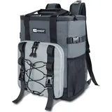 Kühlrucksack 20L Kühltasche Rucksack Groß Faltbar, 24 Dosen Kühl Rucksack Gross Thermo Rucksack Isolierte Rucksack mit Kühlfach Kühlrucksäcke Einkaufsrucksack für Strand/Picknick/Camping/BBQ/Ausflüg