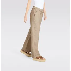 MAC Chiara Belt Leinenhose Braun 42 32