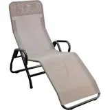 MFG Pool 3 Bäderliege 139 x 72 x 118 cm anthrazit/taupe klappbar