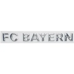 FC Bayern München Aufkleber Autoaufkleber Chromeflex silberfarben