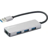 Sandberg Hub 1xUSB3.0+3x2.0 SAVER