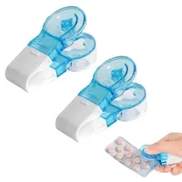 Tragbarer Pillenentnehmer, Pillenentferner-Werkzeug, Tablettenausdrücker, Tragbare Pillendose Pillenlocher, Pillendrücker Tablettendrücker, Portable Pill Taker, Pillenpicker Für Einfaches Tragen