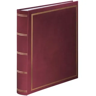 Hama Super-Jumbo London 34x35 80 weiße Seiten, bordeaux 7157