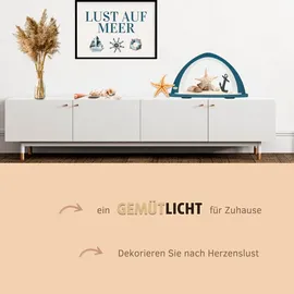 Weigla LED Schwibbogen »Weihnachtsdeko, Made in Germany« 1 Stk. Leerbogen zum Selbstbestücken blau