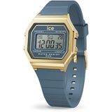 ICE-Watch ICE digit retro Midnight blue - Blaue Damenuhr mit Plastikarmband - 022067 (Small)