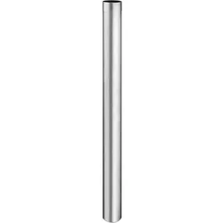 Dachrinne, Fallrohr, Rund, geschweißt, Titanzink, Länge 2m (Ausführung: 120x0.70x2000 mm)