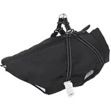 vidaXL Hundemantel mit Geschirr Wasserdicht Reflektierend Schwarz 3XL