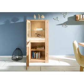 MASSIVMOEBEL24.DE Highboard 73 x 40 x 142 cm Beige