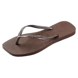 havaianas Slim Dunkelbraun 41
