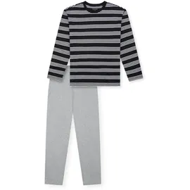 SCHIESSER Pyjama Nightwear Schwarz/Grau 140