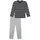 SCHIESSER Pyjama Nightwear Schwarz/Grau 140
