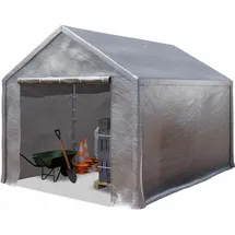 TOOLPORT Lagerzelt PE-Plane, grau