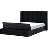 Beliani Noyers 180 x 200 cm H2 Schwarz