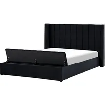 Beliani Noyers 180 x 200 cm H2 Schwarz