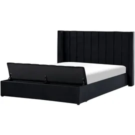 Beliani Noyers 180 x 200 cm H2 Schwarz