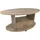 schömig 24/7 Couchtisch Oval Landhaus Eiche hell 92 x 55 x 44 cm