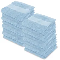 BestLivings Gästetuch Hellblau 30 x 50 cm 16 Stück