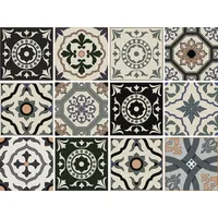 OTTO home Fliesenaufkleber Ornamente schwarz 15cm x 15cm 12er Set Sticker