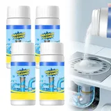 Abflussreiniger Schaum Extra Stark, Rohrreiniger Extrem Stark, Sink Und Drain Cleaner, Hochwirksamer Rohrreiniger Mit Aktivschaum, für Küche, Bad, Toilette, Extrem effektiver Abflussöffner (4 Pcs)