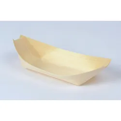 emissimo Fingerfoodartikel aus naturbelassenem Weichholz, Pagoden  - Maße: 22,5 x 11 cm h 4,5 cm  2000 Stück