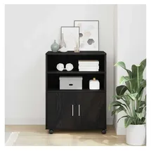 vidaXL Rollschrank 60 x 48 x 81 cm schwarz