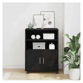 vidaXL Rollschrank 60 x 48 x 81 cm schwarz