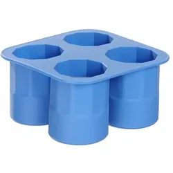 BarUp Eiswürfelform, Shotglas, Blau, 122x122x(H)60mm