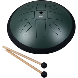 Sela Melody Tongue Drum 10" C Golden Gate Dark Green