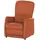 HIMOLLA Fernsehsessel 7568 Leder 83 x 114 x 93 cm Orange mit Relax-Funktion
