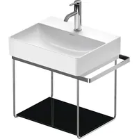 Duravit Glaseinleger DuraSquare 47x31cm, Sicherheitsglas, Schwarz