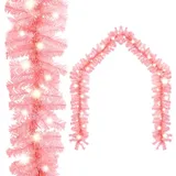 vidaXL Weihnachtsgirlande 5 m Rosa