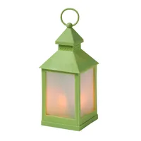 MARELIDA LED Laterne mit Flammeneffekt flackernde LED H: 24cm