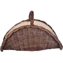 FireFix Kaminholzkorb Weidekorb 70 x 28 x 50 cm Holz braun