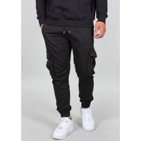 Alpha Industries Cargohose mit Label-Details Modell Twill Jogger (116202)